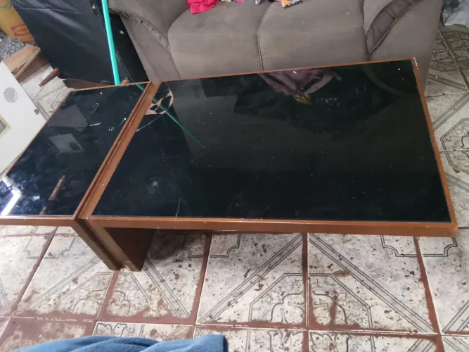 Mesa canto pra sala