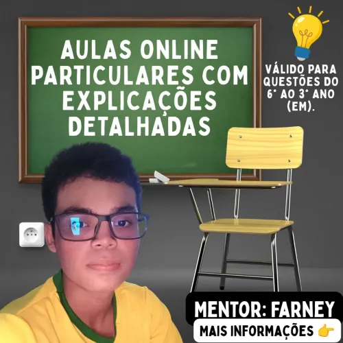 Aulas particulares online e presencial com alta qualidade de ensino