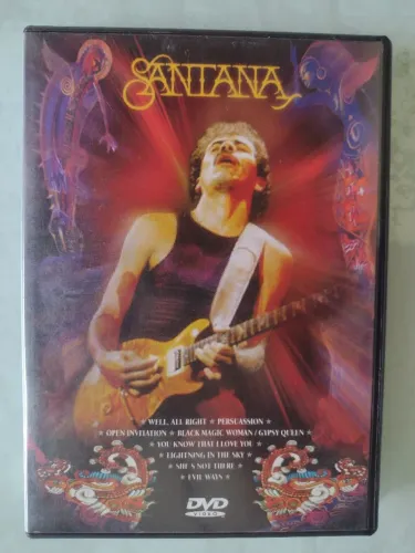 DVD ORIGINAL MÚSICO SANTANA