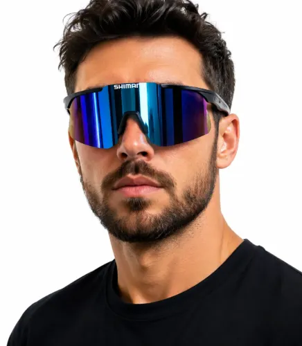 Óculos de Sol Shimano Trax Azul Polarizado