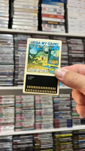 Cartucho SEGA My Card Wonder Boy Original Japonês Raro