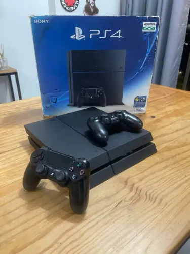 PS4 Completo - Conservadíssimo, Todo Original! 
