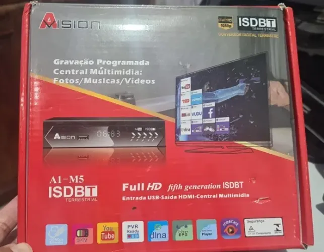Conversor De TV Digital Terrestre A1-M5 HD 1080P