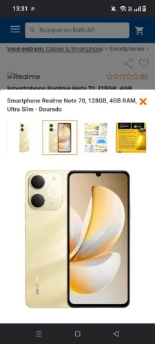 Vendo realme note 70 