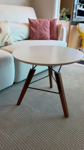 MESA LATERAL REDONDA 60 CM