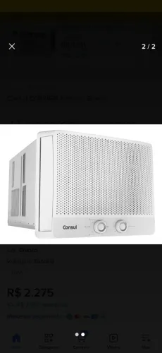 ar condicionado janela consul 12000 btus