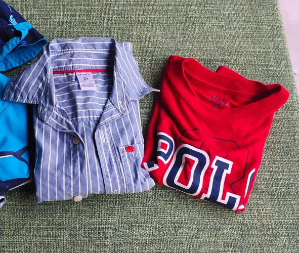Lotinho camisa e camiseta Tam 2 Carters e Polo