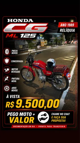 Cg ml 125 conservadíssima!!!