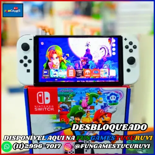 Nintendo Switch OLED - Desbloqueado