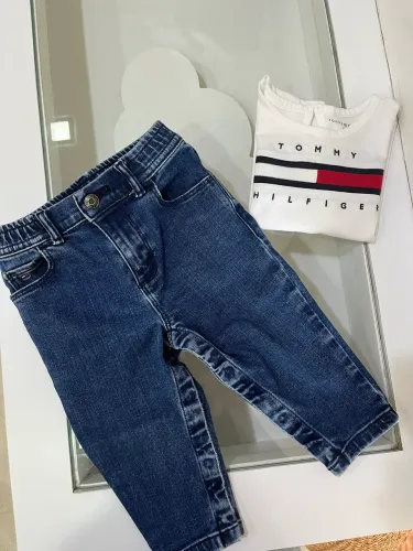 Calça Jeans Tommy Hilfiger 12 meses