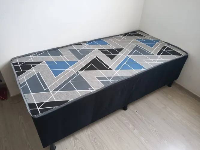 Cama box solteiro moderna