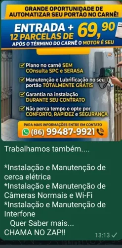 INSTALAÇÃO E VENDA CÂMERA WI FI
