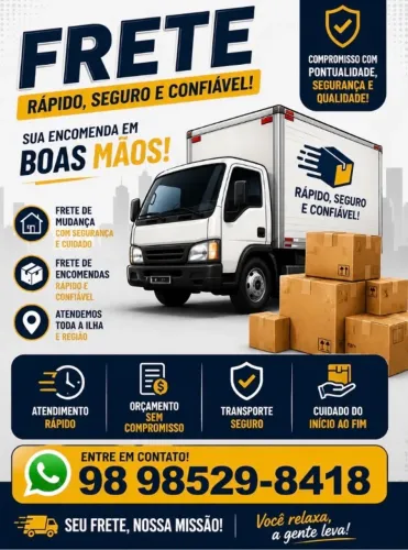 Frete, mudanças, entregas 