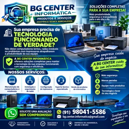 Manutenção de Computadores e Notebooks ( Produtos e Serviços )