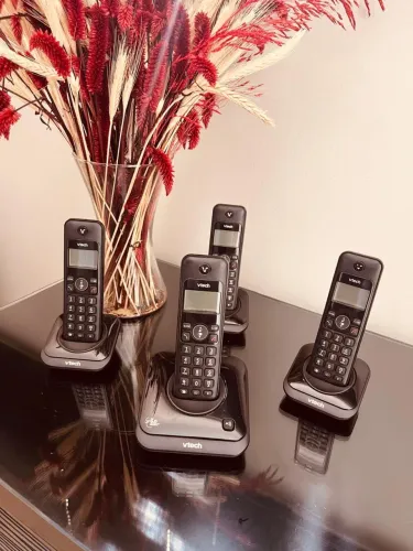 Kit 4 Telefones sem Fio , Ramal Completo Vtech oportunidade 
