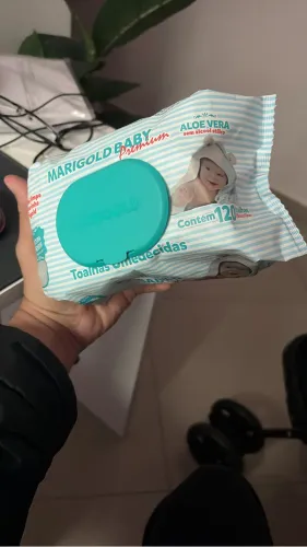 Lenço toalha umedecido