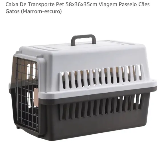 Caixa de transporte pet