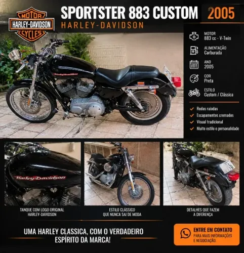 Harley-Davidson XL 883 Custom 2005