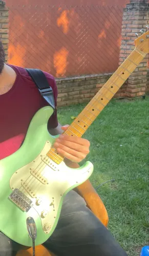 Guitarra tagima tw series tg530 stratocaster verde
