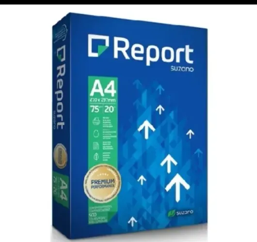 Resma de papel A4 com 500 folhas