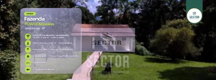 Chácara / Área Rural para Venda 4.447.451,80 m² Jacupiranga - SP