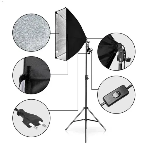 Softbox + Tripé 2m T-Photo