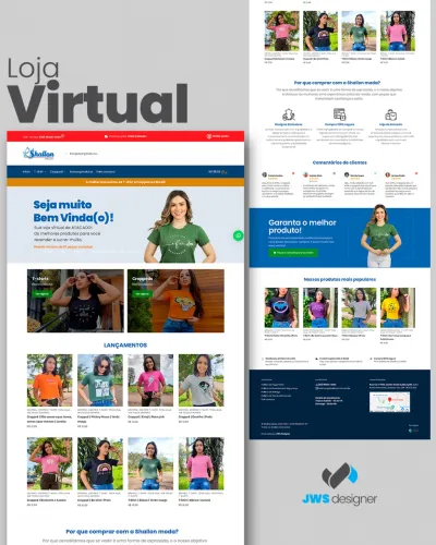Tenha um Site ou Loja Virtual Profissional!