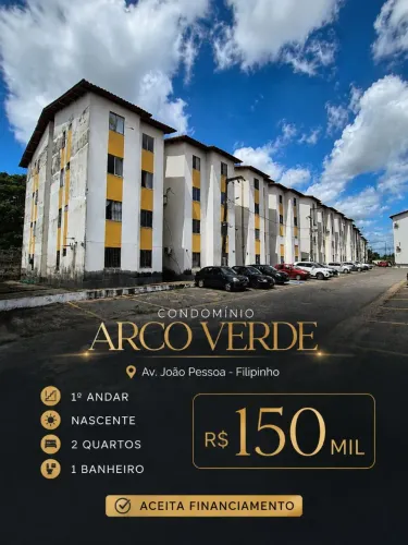 Apê no Condomínio Arco Verde - Filipinho