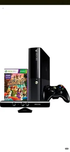 Xbox 36p desbloqueado, HD de 500 gb com jogos, 2 controles originais e kinect