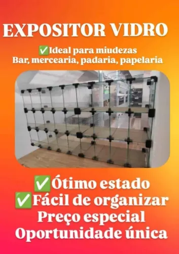 EXPOSITOR VIDRO
