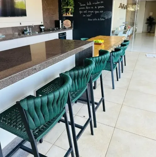 BANQUETA DE TRICÔ NÁUTICO ( UNIDADE )