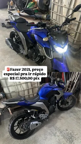 Fazer 250c Azul
