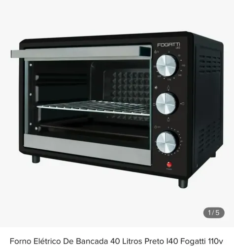 Forno Elétrico Fogatti 40 L