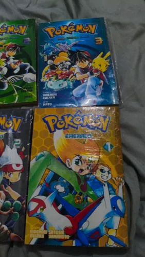 Mangá pokémon red, Green e Blue e Emerald