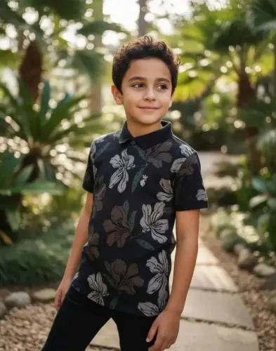 Camisa Polo Infantil G-91 Tamanho 12