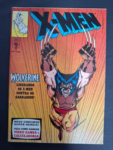 Revista HQ X-Men Numero 37 Editora Abril Jovem - Wolverine Liderando os X-Men