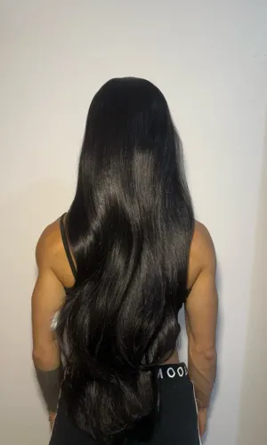 Front lace nova, 75cm, preta.