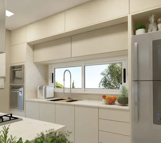 Janela moderna 2 folhas moveis L25 Premium ?