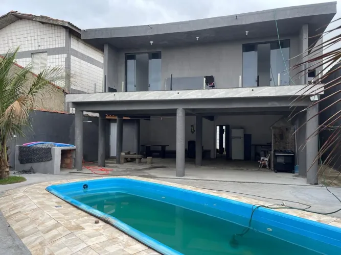 Casa para Venda em Mongaguá, Oceanópolis, 3 dormitórios, 1 suíte, 3 banheiros, 6 vagas