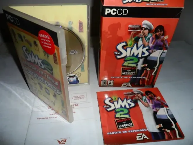 Expansao The Sims 2 Aberto para Negócios e Coleção de Objetos Diversão em Família Expanda