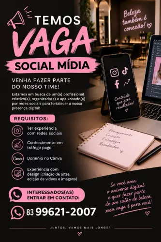 VAGA SOCIAL MIDIA