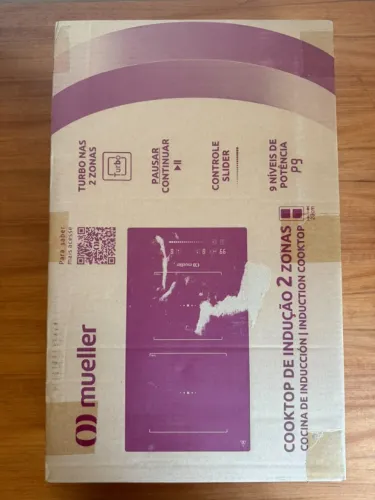 Cooktop Mueller 2 Bocas de Indução MCN2BK 220V