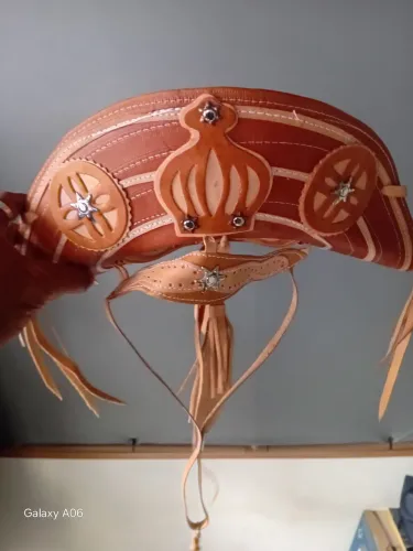 Chapéu de couro Rei do Cangaceiros.