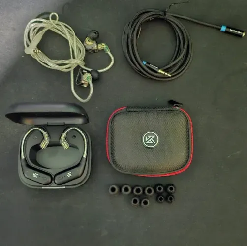 Fone de Ouvido Kz Zs10 Pro 2 + Case + Adaptador Bluetooth