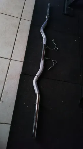 Barra W Maciça Cromada 