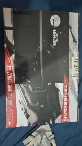 Monitor Gamer Ninja Tenseigan, 24 Pol, Full HD, IPS, 1ms, 165Hz, FreeSync, HDR, HDMI/DP, B
