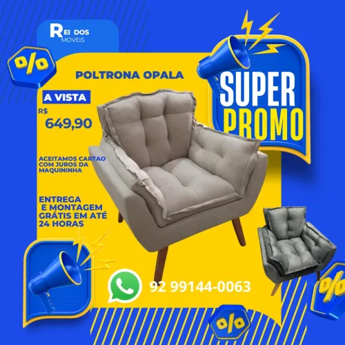 Poltrona disponível a pronta entrega 