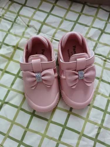 Sapato infantil rosa 