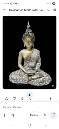 Estátua de Buda em Meditação - Linha Zen e Equilíbrio