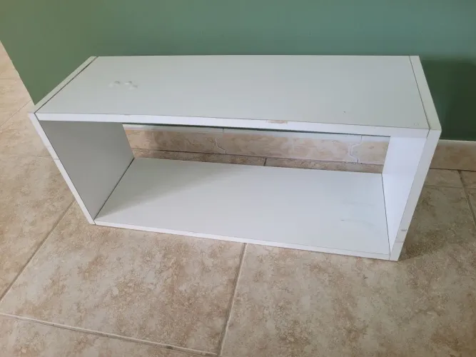 04 Nichos Brancos _ Retangular Decorativo S/Fundo 60x30x30